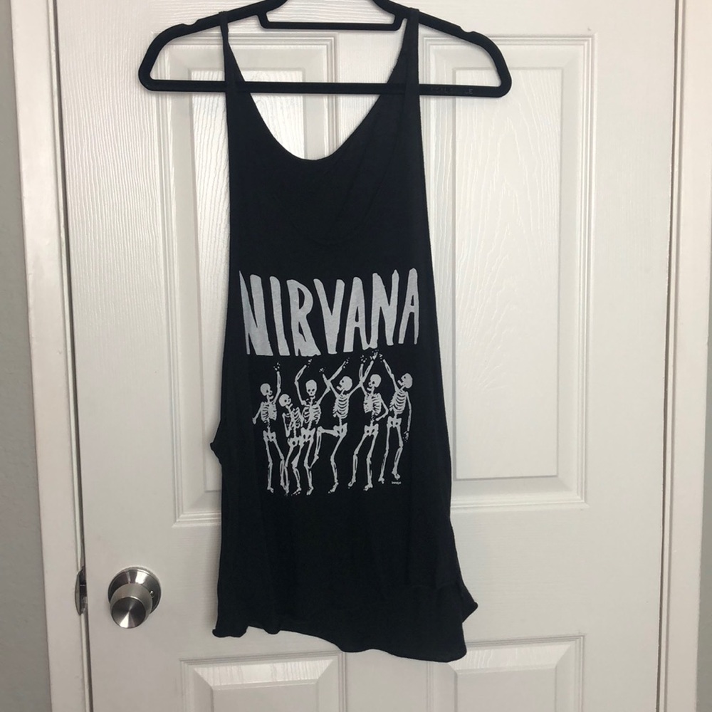 Brandy Melville “Nirvana” Muscle tank top